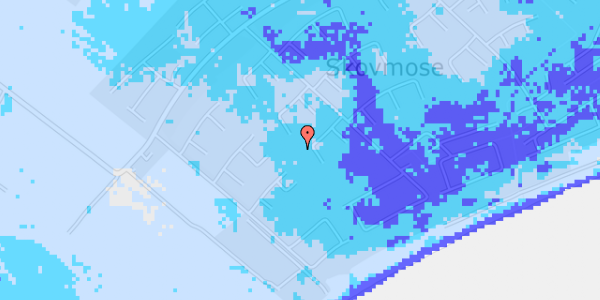 Ekstrem regn på Birkemose 88