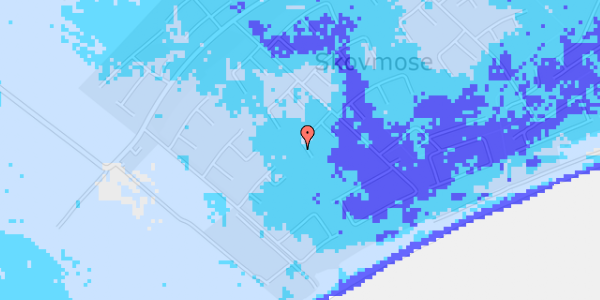 Ekstrem regn på Birkemose 90