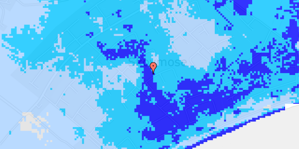 Ekstrem regn på Birkemose 121