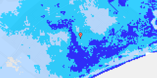 Ekstrem regn på Birkemose 155