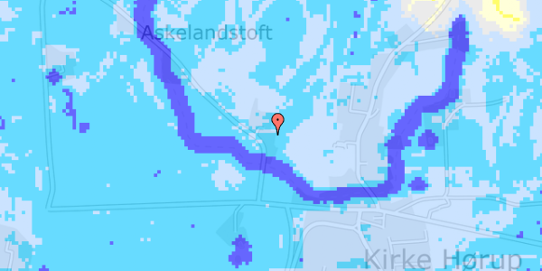 Ekstrem regn på Lambjerg Mølle 6