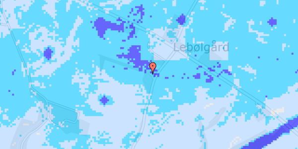 Ekstrem regn på Lebølløkke 4