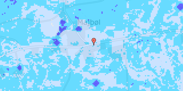 Ekstrem regn på Mommarkvej 234