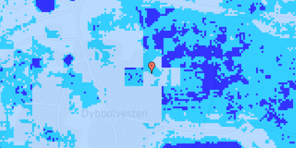 Ekstrem regn på Bustrupvej 58