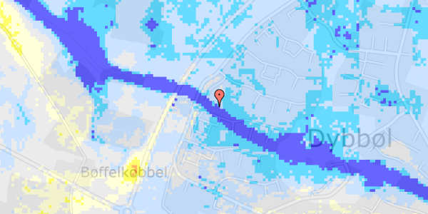 Ekstrem regn på Dannevirkevej 9B