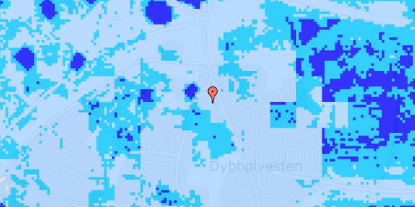 Ekstrem regn på Dybbøl Bygade 70