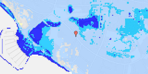 Ekstrem regn på Friheds Alle 28