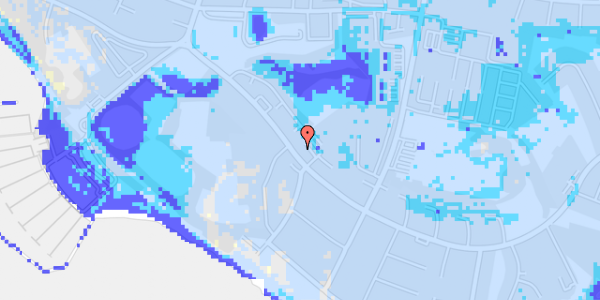 Ekstrem regn på Friheds Alle 41, 1. th