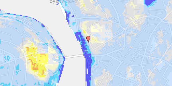 Ekstrem regn på Havbogade 52