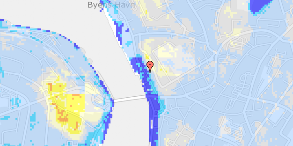 Ekstrem regn på Havbogade 58