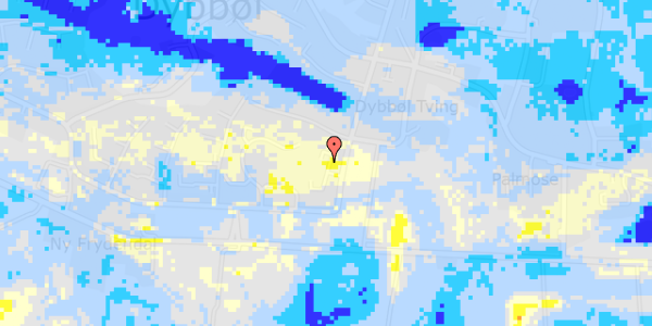 Ekstrem regn på Husumvej 9