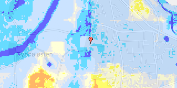 Ekstrem regn på Kolonnevej 12