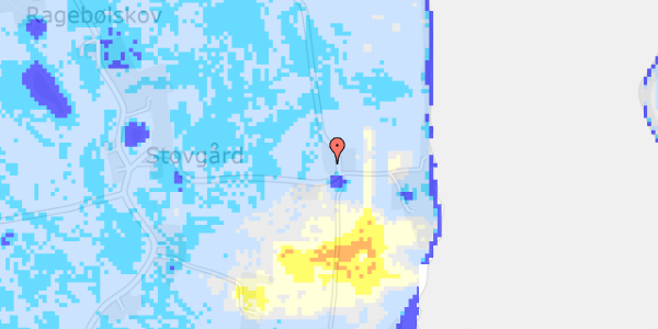 Ekstrem regn på Ravnskobbel 3A