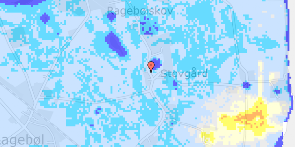 Ekstrem regn på Sandbjergvej 3