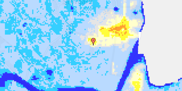 Ekstrem regn på Sandbjergvej 6