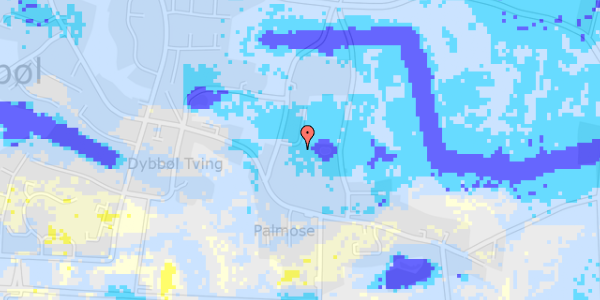 Ekstrem regn på Østerballe 4