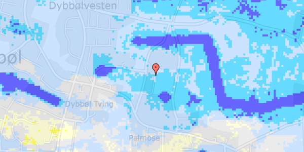 Ekstrem regn på Østerballe 7