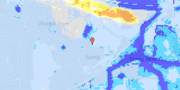 Ekstrem regn på Østerkirkevej 16