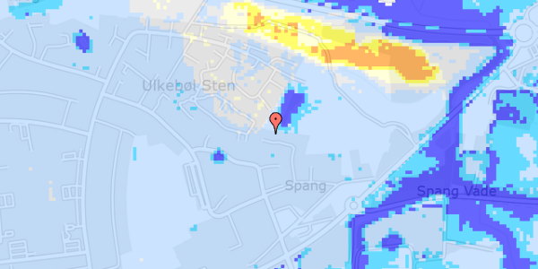 Ekstrem regn på Østerkirkevej 24