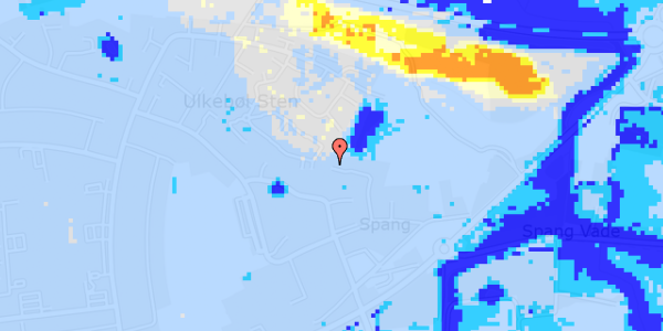 Ekstrem regn på Østerkirkevej 26