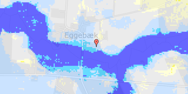 Ekstrem regn på Eggebækvej 33B