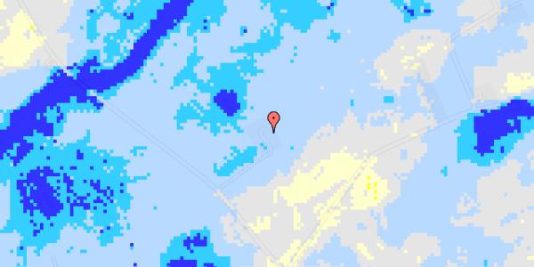 Ekstrem regn på Gåskær Overdrev 1