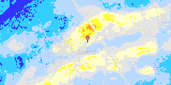 Ekstrem regn på Hjordkærvej 18