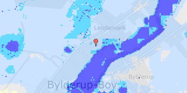 Ekstrem regn på Moseløkke 4A