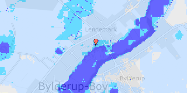 Ekstrem regn på Moseløkke 12