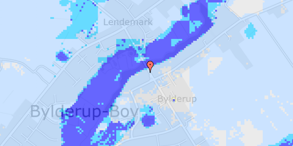 Ekstrem regn på Slogsherredsvej 10