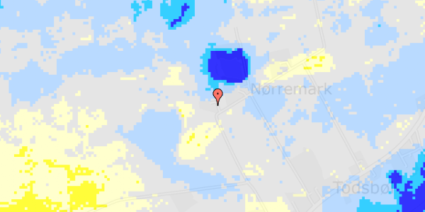 Ekstrem regn på Todsbøl Nørremark 11