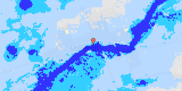 Ekstrem regn på Vollerup Byvej 31