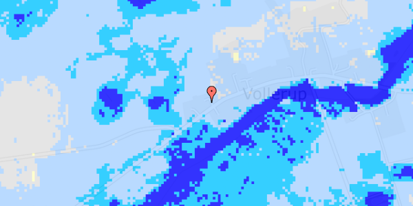 Ekstrem regn på Vollerup Byvej 48