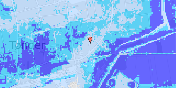 Ekstrem regn på Carstensgade 10, 1. 105