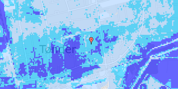 Ekstrem regn på Frilandsvej 18