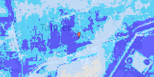 Ekstrem regn på Frilandsvej 43