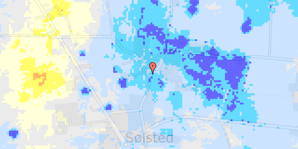 Ekstrem regn på Højmosevej 6A