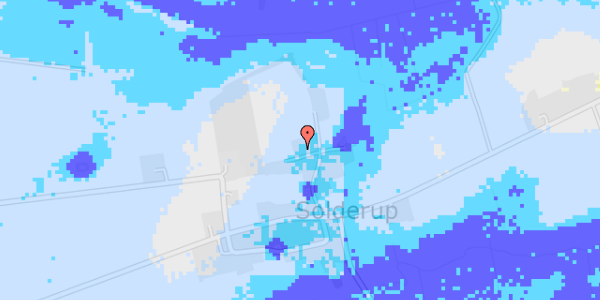 Ekstrem regn på Nørrekærvej 10