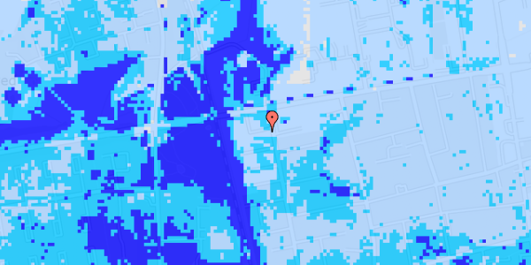 Ekstrem regn på Nørremarksvej 84