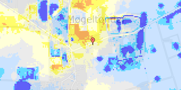 Ekstrem regn på Slotsgaden 15