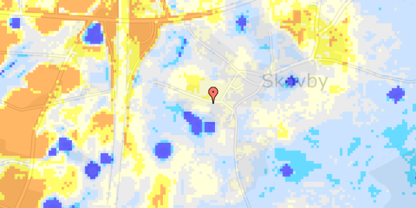 Ekstrem regn på Brunbjergvej 5