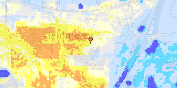 Ekstrem regn på Christiansdalvej 7