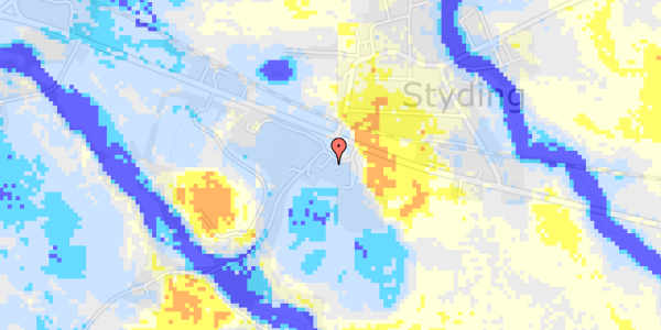 Ekstrem regn på Dybdalvej 1