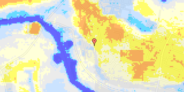 Ekstrem regn på Dyssebakken 46