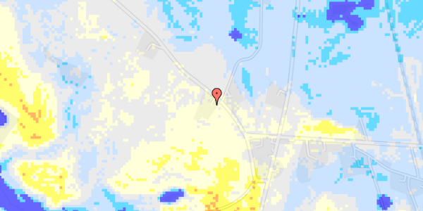 Ekstrem regn på Flødebøttevej 1