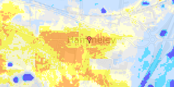 Ekstrem regn på Hammelev Bygade 9