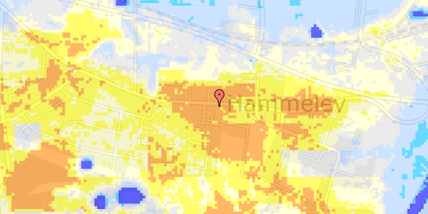 Ekstrem regn på Hammelev Bygade 27, st. 