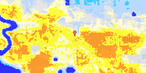 Ekstrem regn på Hammelev Bygade 49