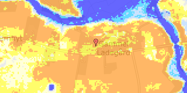 Ekstrem regn på Ladegårdvej 24