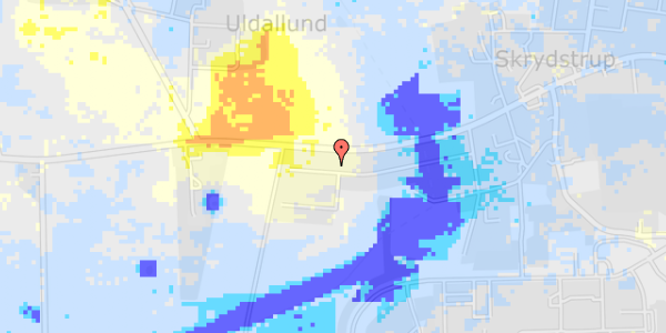 Ekstrem regn på Møllebakken 32